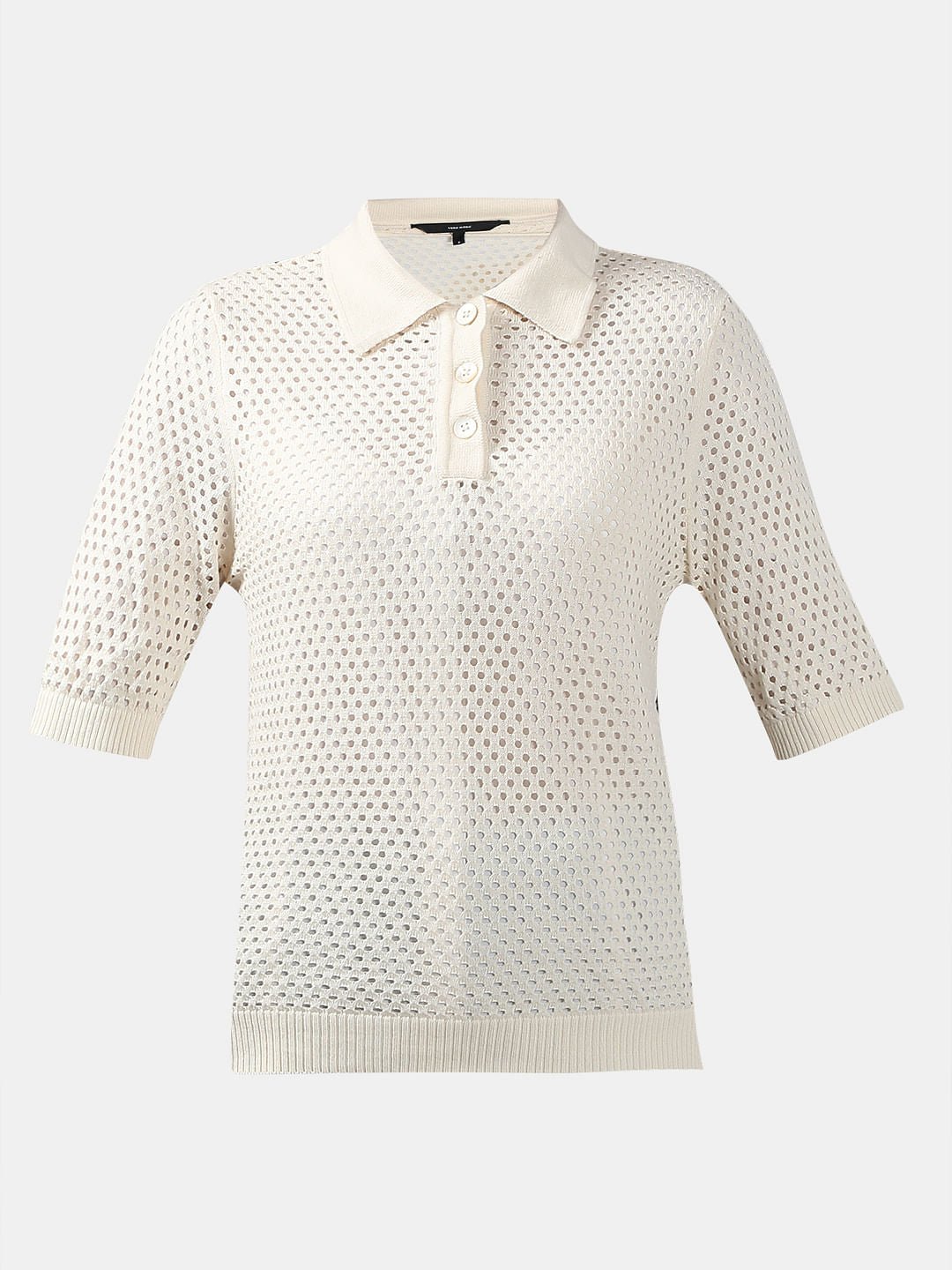 WHITE KNITTED TOP - Image 8