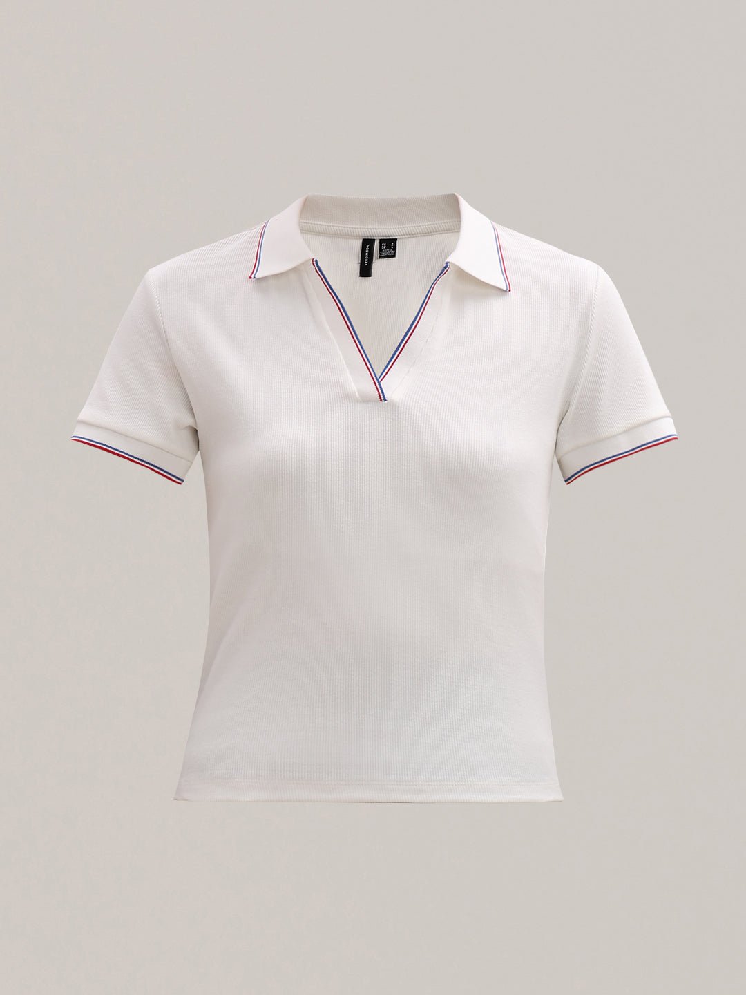 ORGANIC COTTON BLEND POLO - WHITE - Image 7
