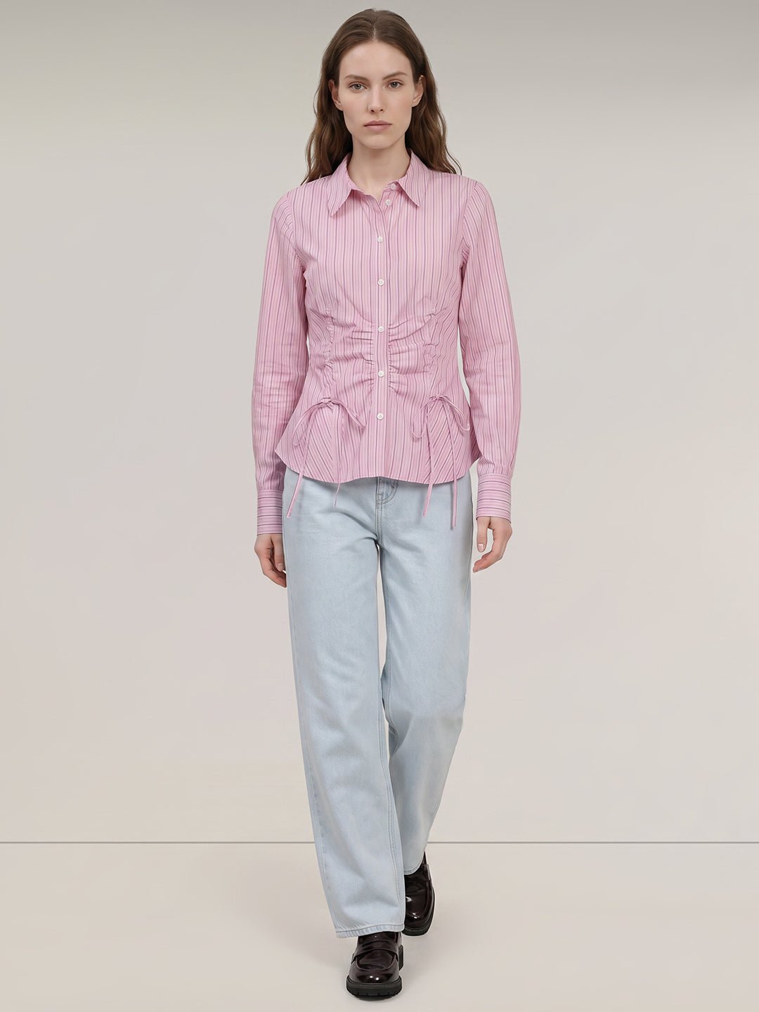 PINK STRIPED SHIRT - Image 5