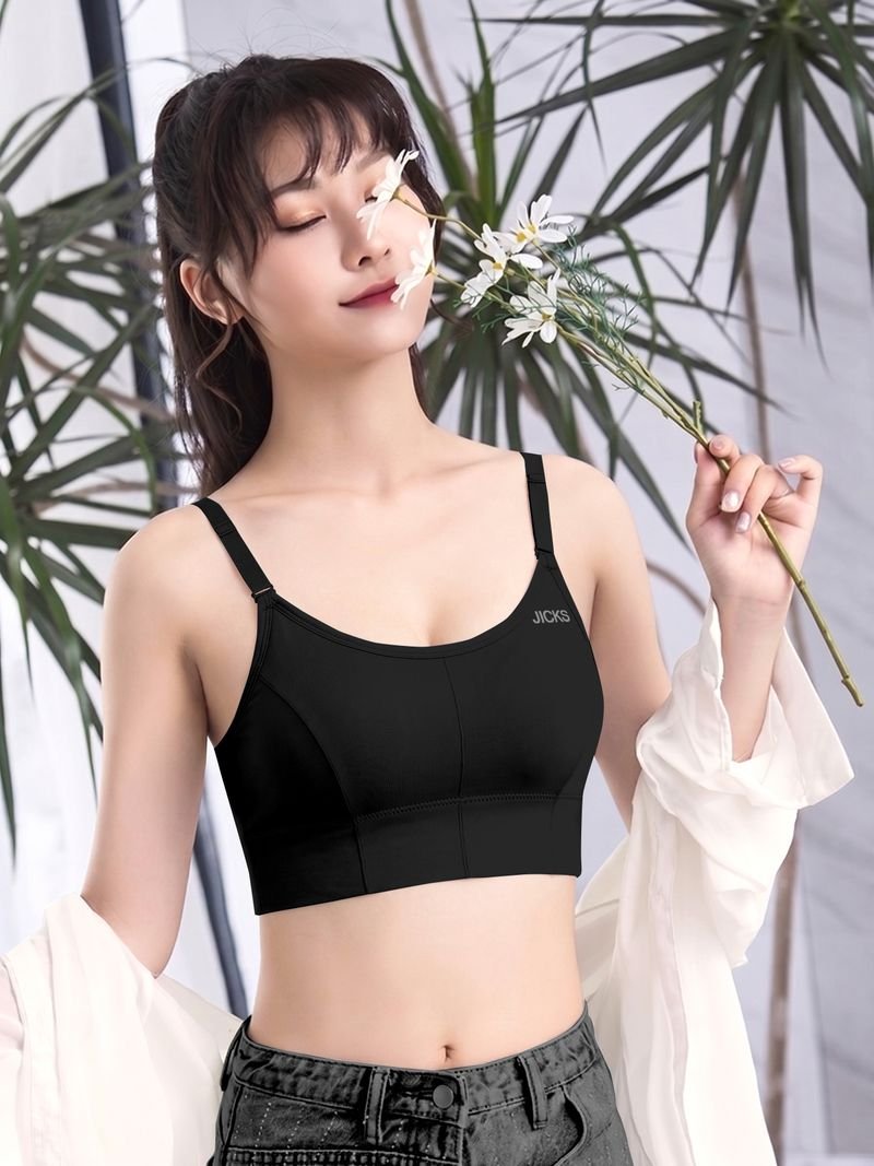 jicks Pack of 3 Women Full Coverage Lightly Padded Bra (Multicolor, Orange) - Image 3