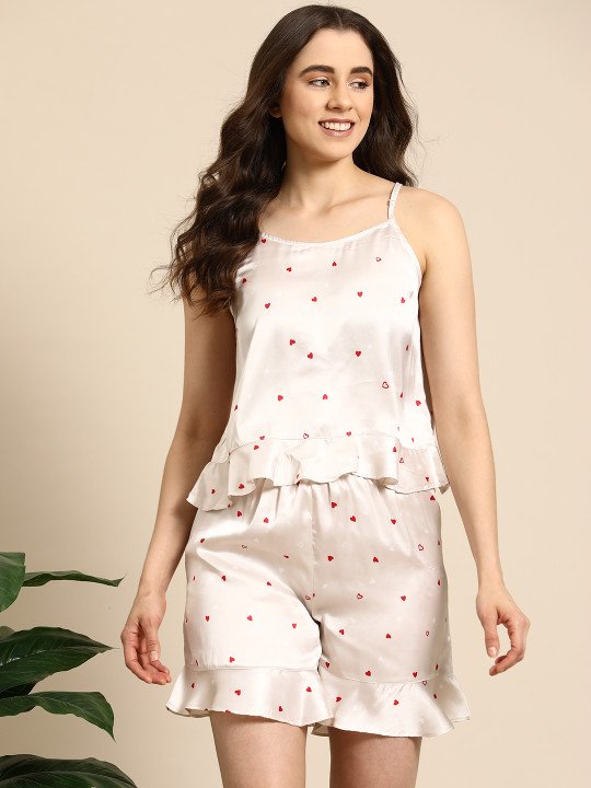 Women Printed Night suit - Image 4
