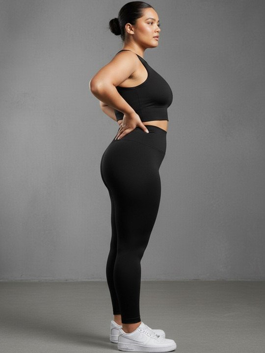 Women High-Rise Gym Tights - Image 2