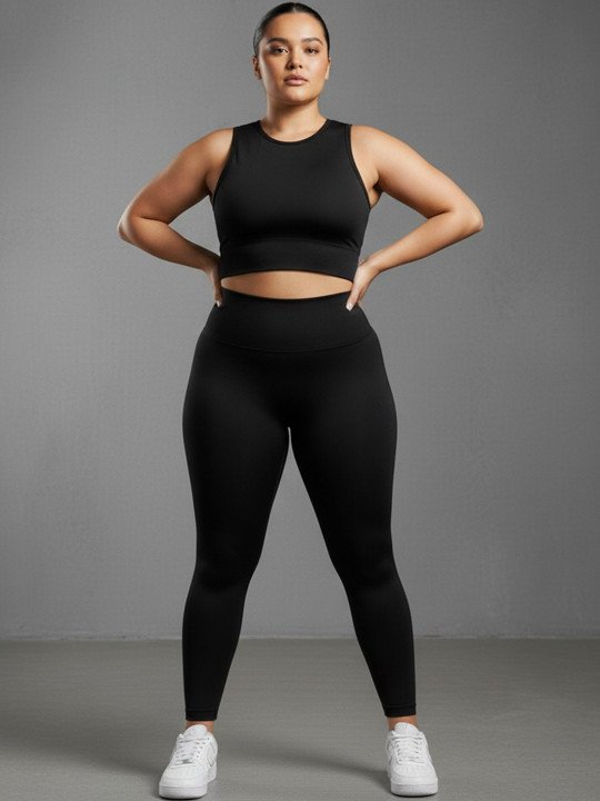 Women High-Rise Gym Tights - Image 3