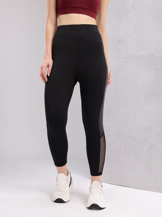 Women Rapid-Dry Training Tights With Side Striped Detail - Image 2