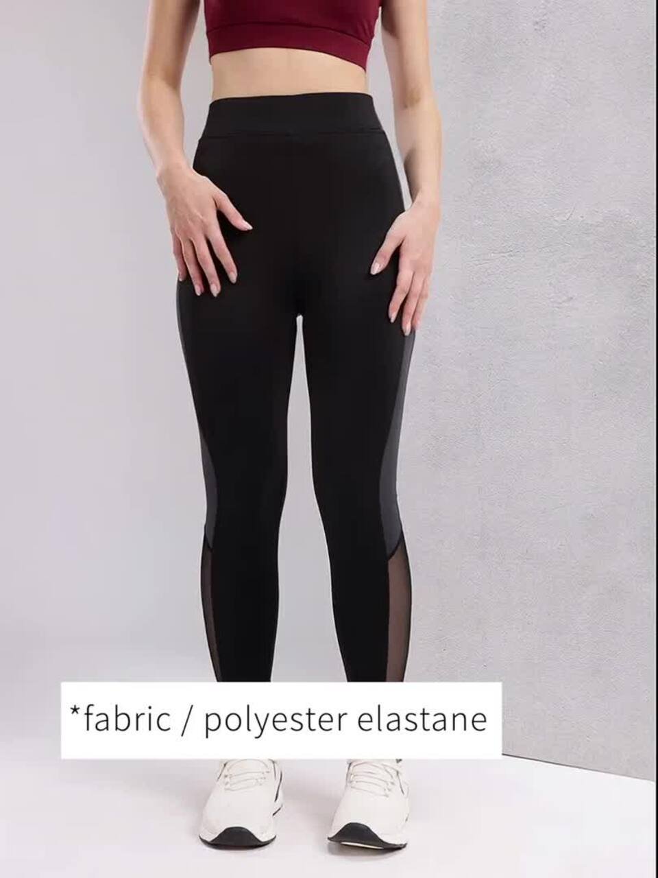Women Rapid-Dry Training Tights With Side Striped Detail - Image 3
