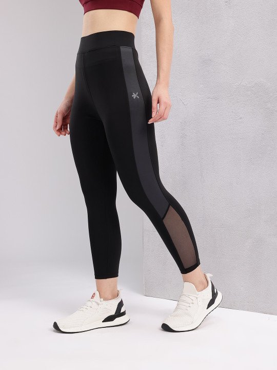 Women Rapid-Dry Training Tights With Side Striped Detail - Image 4