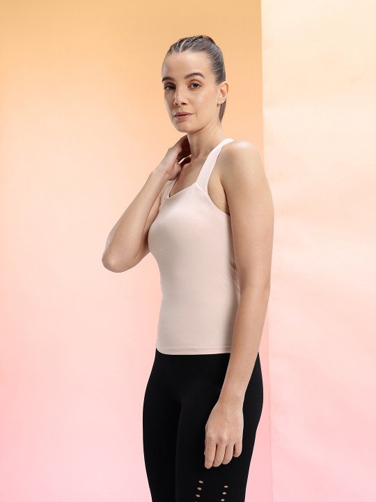 Scoop Neck Rapid-Dry Slim Fit Training Tank T-shirt - Image 4