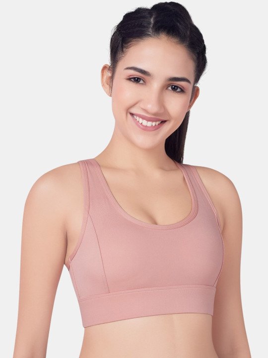 Women Full Coverage All Day Comfort Removable Padding Rapid-Dry Sports Bra - Image 4