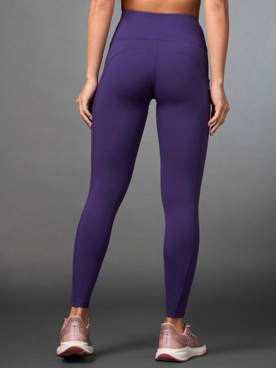 Women's Do It All Purple Performance COMFlex Tights - Image 2