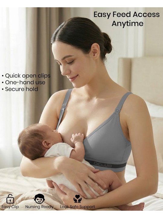 Front Closer Wireless Nursing Maternity Breastfeeding Bra. - Image 4