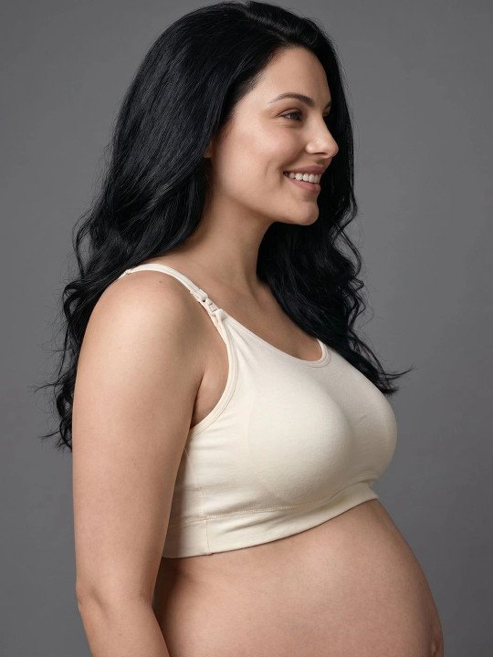Front Open Wire-Free Breathable Maternity Bra - Image 2