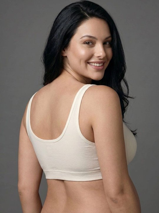 Front Open Wire-Free Breathable Maternity Bra - Image 3