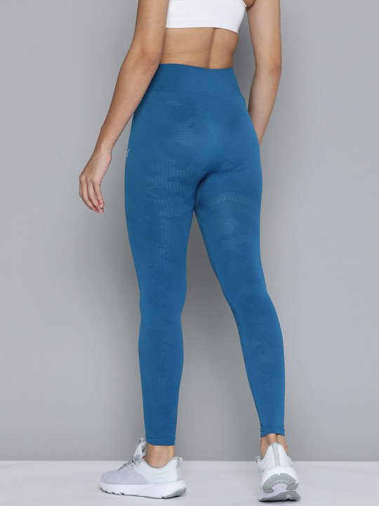 Printed Reflective Seamless Yoga Tights - Image 4