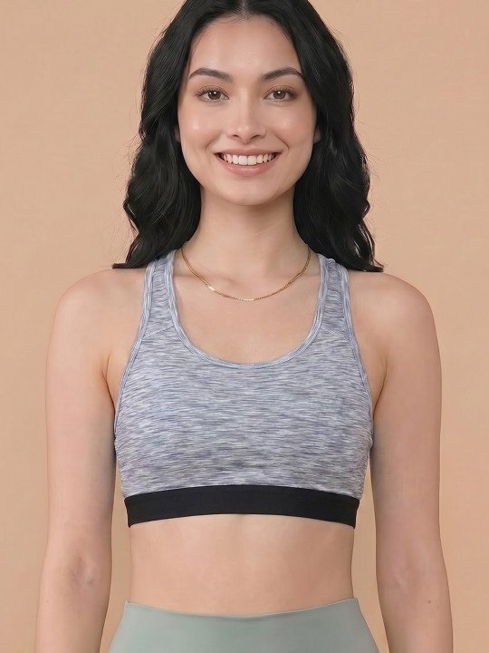 Women Full Coverage Lightly Padded Dry Fit Workout Bra