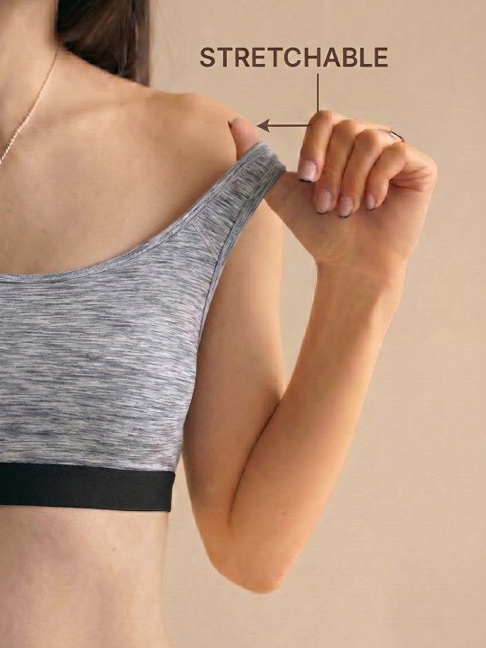 Women Full Coverage Lightly Padded Dry Fit Workout Bra - Image 4