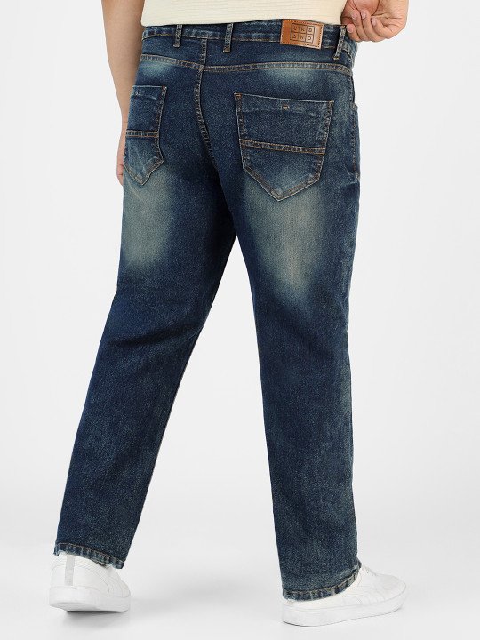 Regular Fit Stretchable Washed Jeans - Image 2