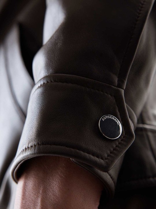 AUTOGRAPH Leather Harrington Jacket - Image 5