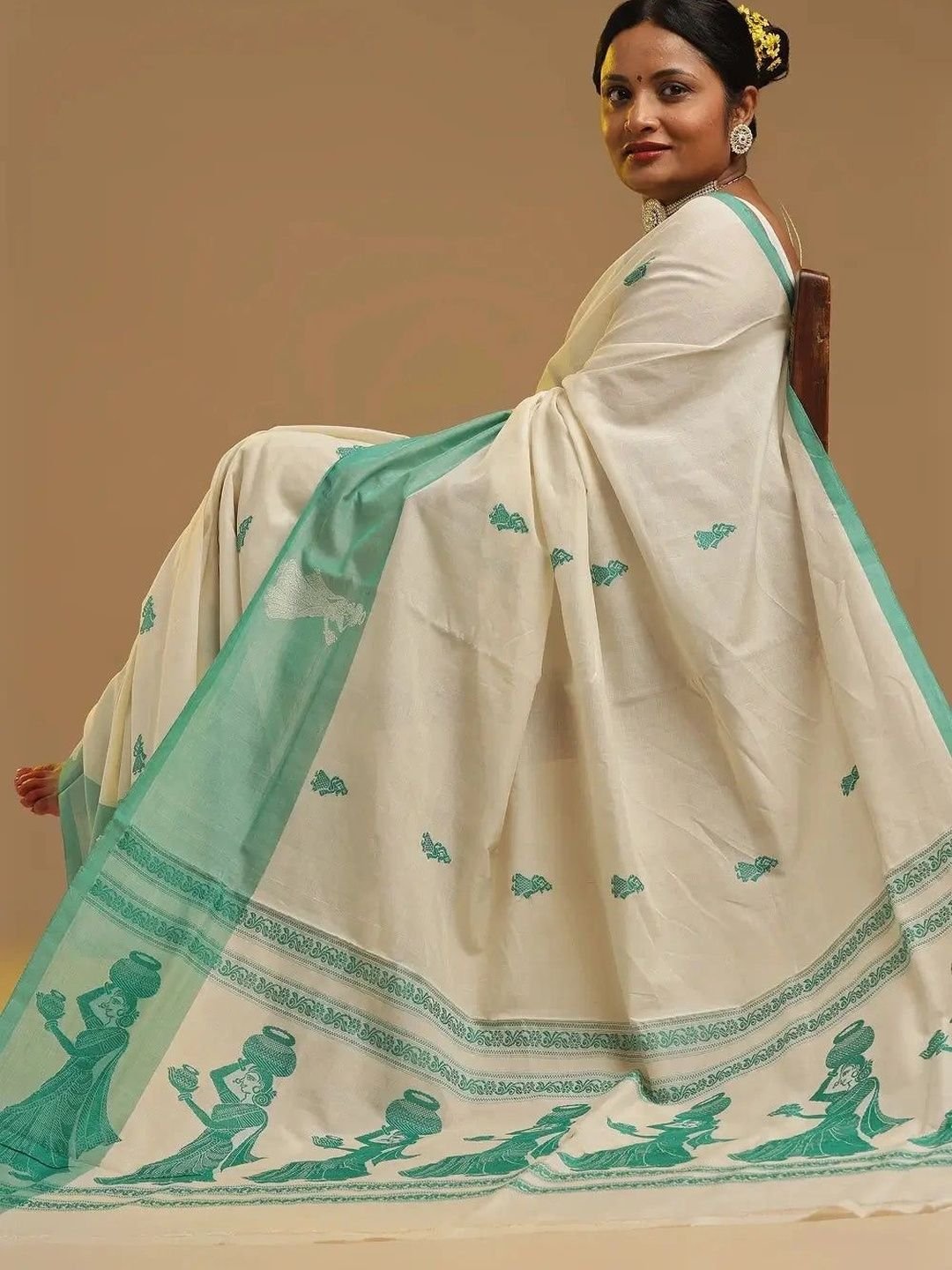 SEERE Pure Cotton Saree - Image 2