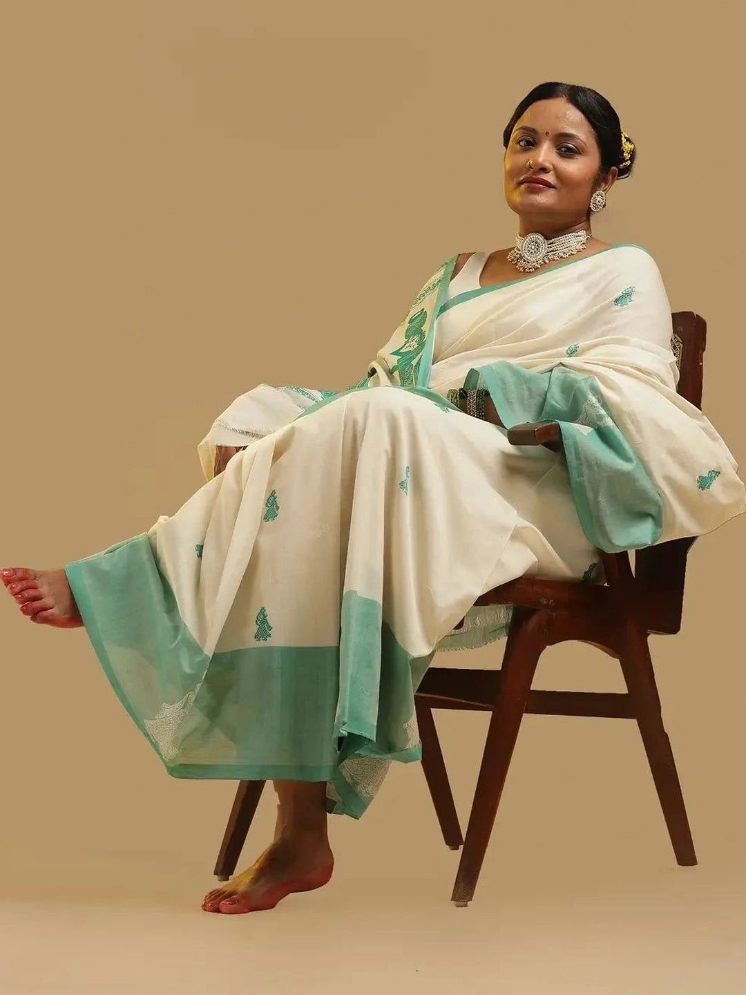 SEERE Pure Cotton Saree - Image 3