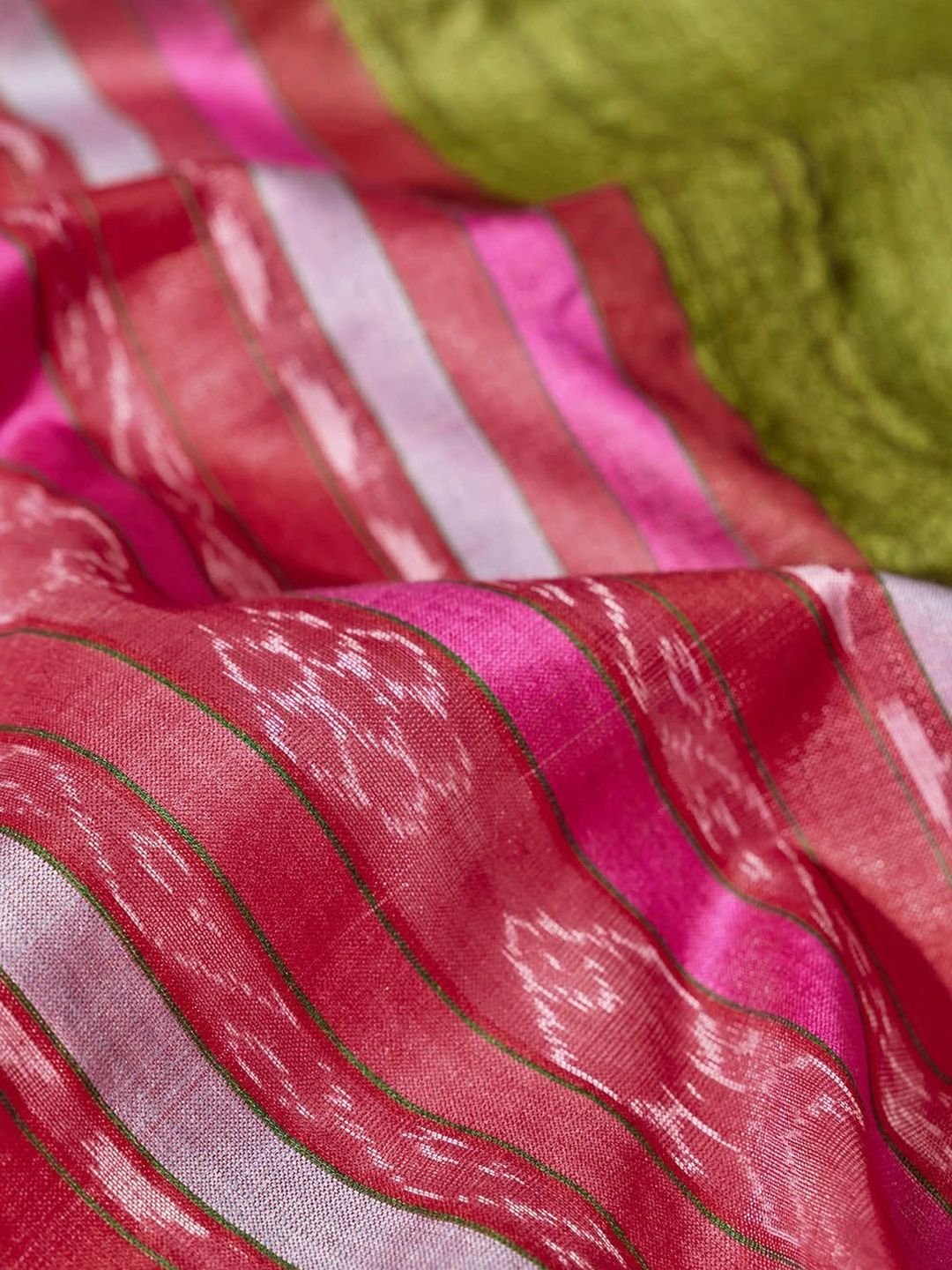 Pure Silk Ikat Saree - Image 2