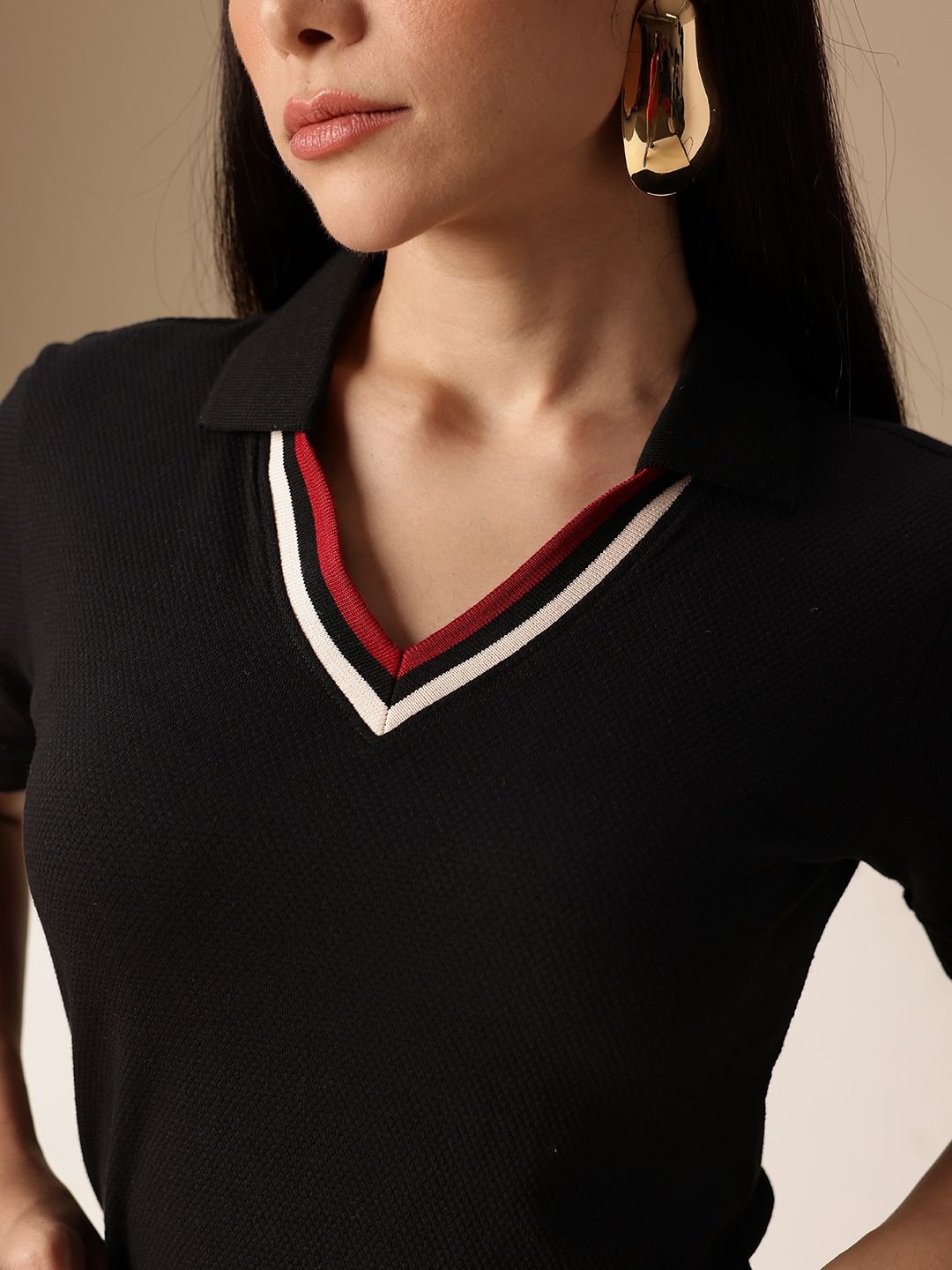 Chemistry Polo Collar Pure Cotton T-shirt - Image 2