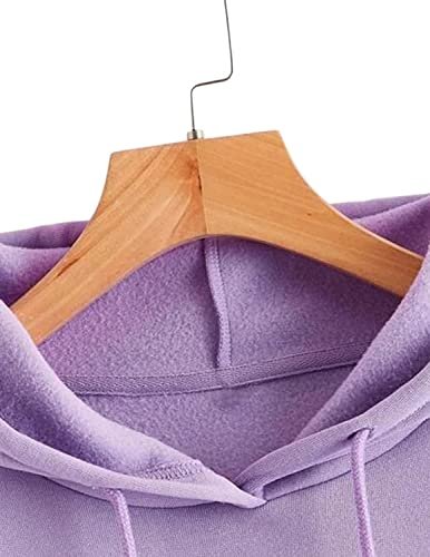 JUNEBERRY® Cotton Fleece Regular Fit Solid Sweatshirt Winter Wear Jumper Full Sleeve Hoodie for Women (Sizes- S to 3XL) - Image 3