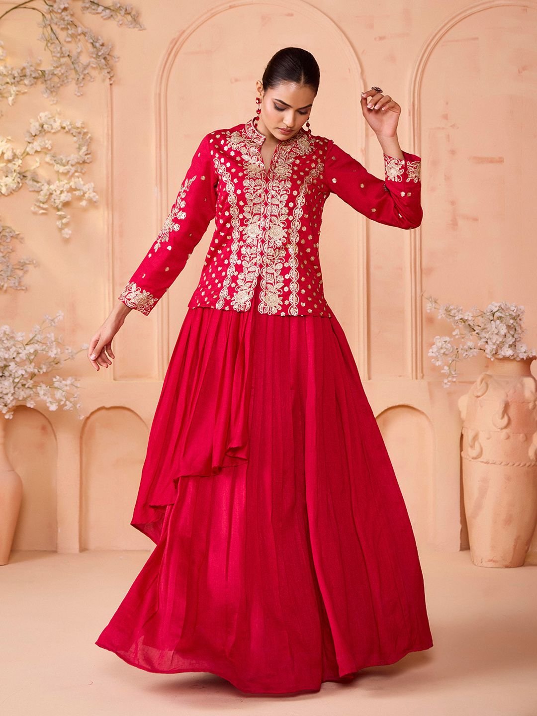 MADHURAM Embroidered Ready To Wear Lehenga & Choli