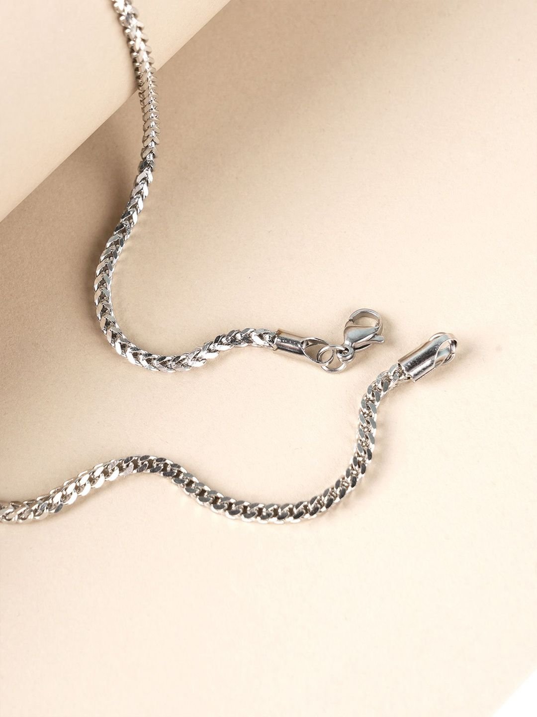 Men Rhodium-Plated Stainless Steel Waterproof & Anti-Tarnish Chain - Image 3