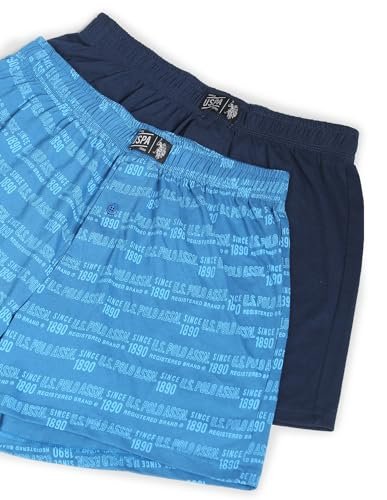 U.S. Polo ASSN. Mens OEX01 Pure Cotton Inner Boxers - Pack of 2 - Image 4