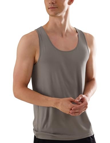 DAMENSCH Neo-Skin Round Neck Anti-Bacterial Bamboo Vest | Sustainable Bamboo Fabric, Luxuriously Soft, Naturally Anti-Bacterial, Advanced Moisture Control Fabric, Contoured Neckline