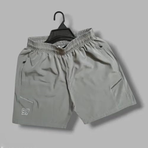 Boxer Shorts for Men |Regular Fit Ultralight All Day Polyester Short with Two Side Zipper Pockets (C26) - Image 2