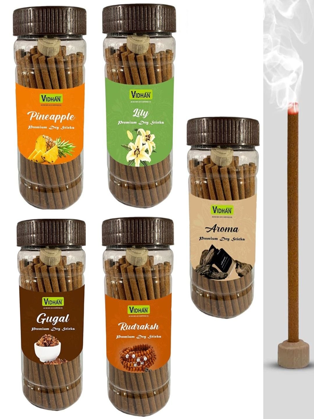 Wood 5 Piece Ganesh Chaturthi Incense Sticks