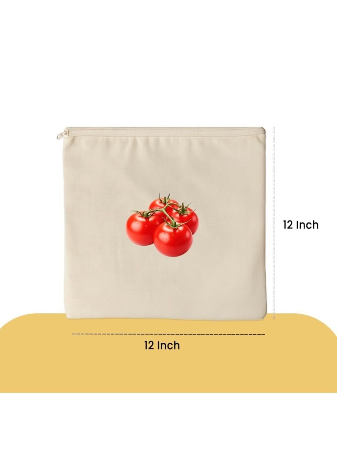 CUVLY 10 Pieces Reusable Cotton Vegetable Storage Bags For Fridge & Kitchen - Image 2