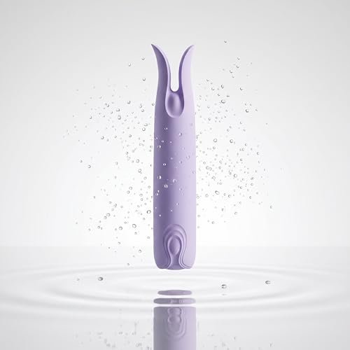 KLEN Body Massager Machine Automatic Comfortable Wellness Female Tool | Personal Massager for Woman Portable Rechargeable Waterproof Dual Tip Vibrating Device For Self Relaxation, (ABS+Silicone)
