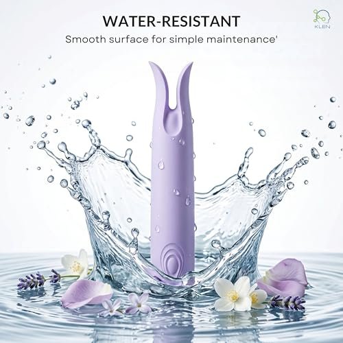 KLEN Body Massager Machine Automatic Comfortable Wellness Female Tool | Personal Massager for Woman Portable Rechargeable Waterproof Dual Tip Vibrating Device For Self Relaxation, (ABS+Silicone) - Image 3