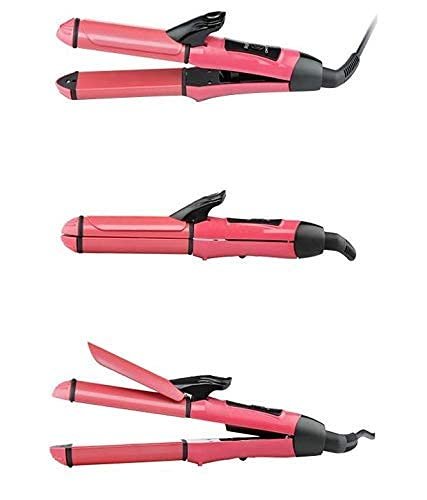 2 in 1 Hair Straightener and Curler | hair straightening machine, Beauty Set of Professional Hair Straightener and Hair Curler with Ceramic Plate For Women - Image 2