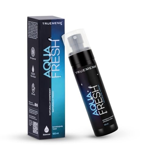 Aqua Fresh Intimate Spray for Men 100ml – pH Balanced, Anti-Bacterial, Anti-Itch, Anti-Odour | with Aloe Vera & Tea Tree | Dermatologically Tested