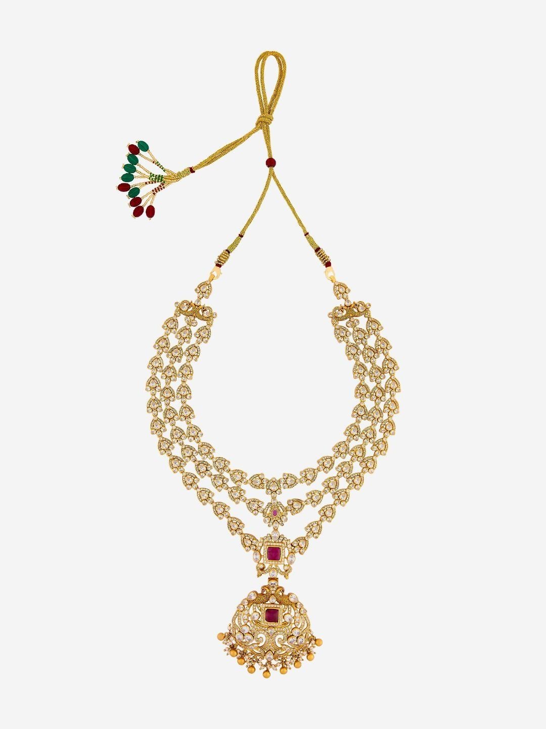Kushal's Fashion Jewellery Kushal's Fashion Jewellery Silver Gold-Plated Necklace - Image 3