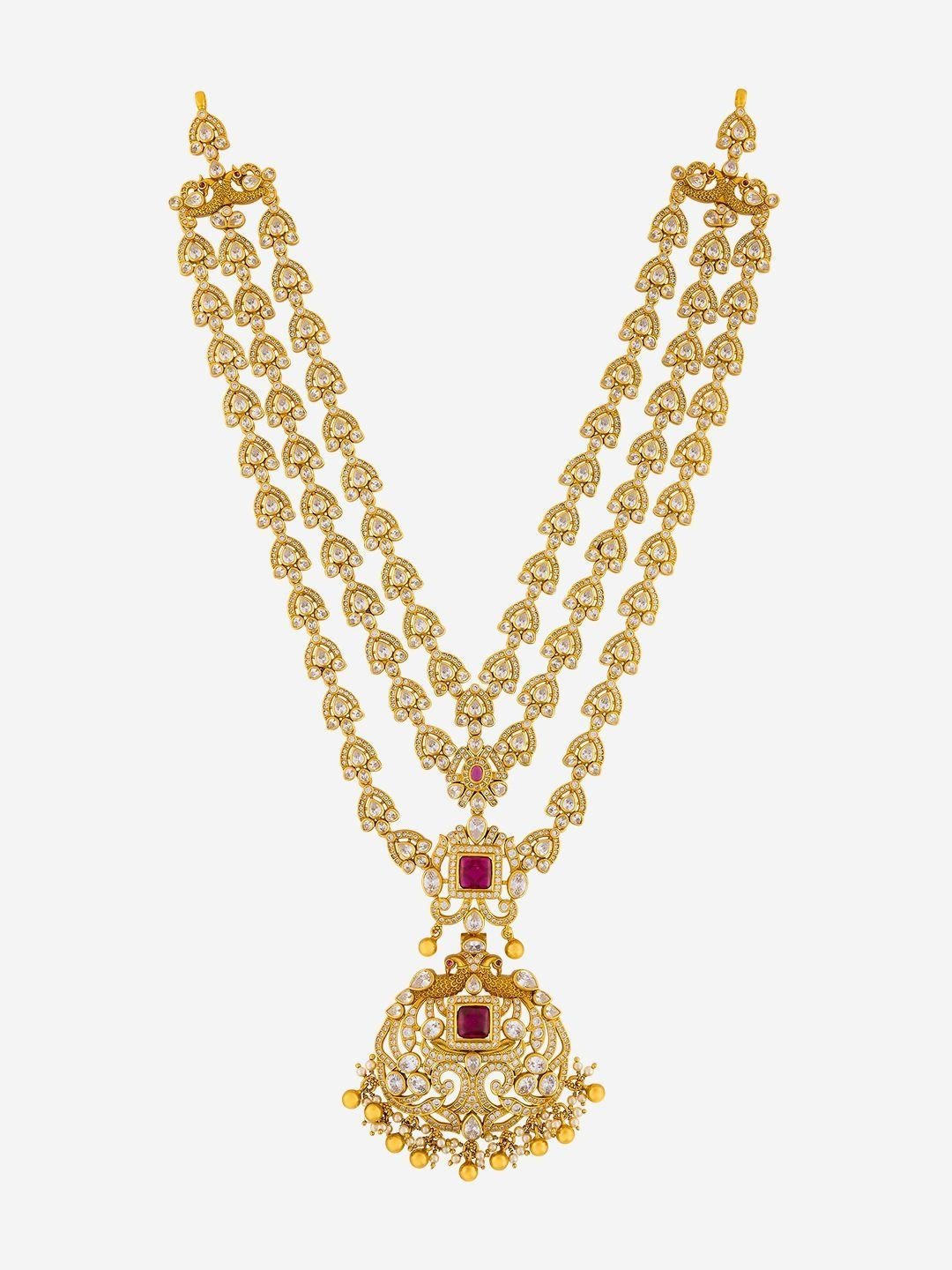 Kushal's Fashion Jewellery Kushal's Fashion Jewellery Silver Gold-Plated Necklace - Image 4