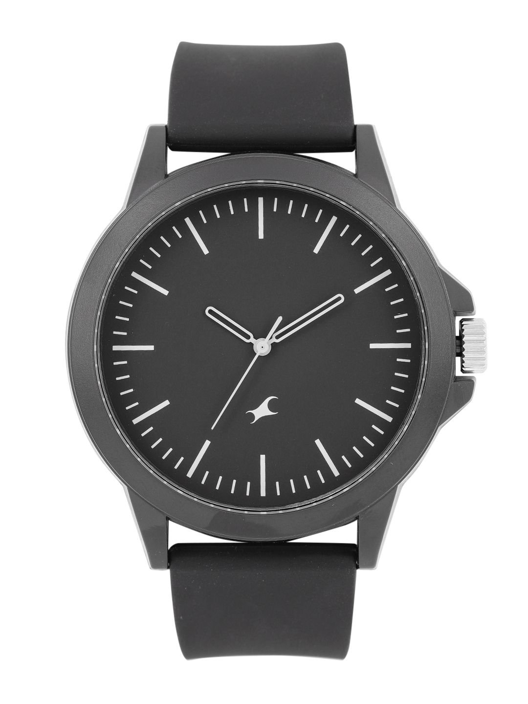 Fastrack Unisex Black Analogue Watch 38024PP25