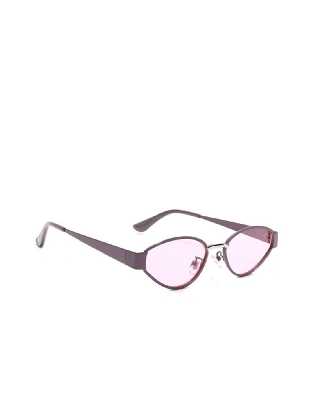 Women Pink Lens & Pink Cateye Sunglasses with UV Protected Lens - Image 2