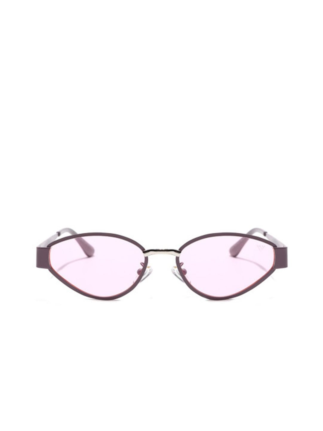 Women Pink Lens & Pink Cateye Sunglasses with UV Protected Lens - Image 3