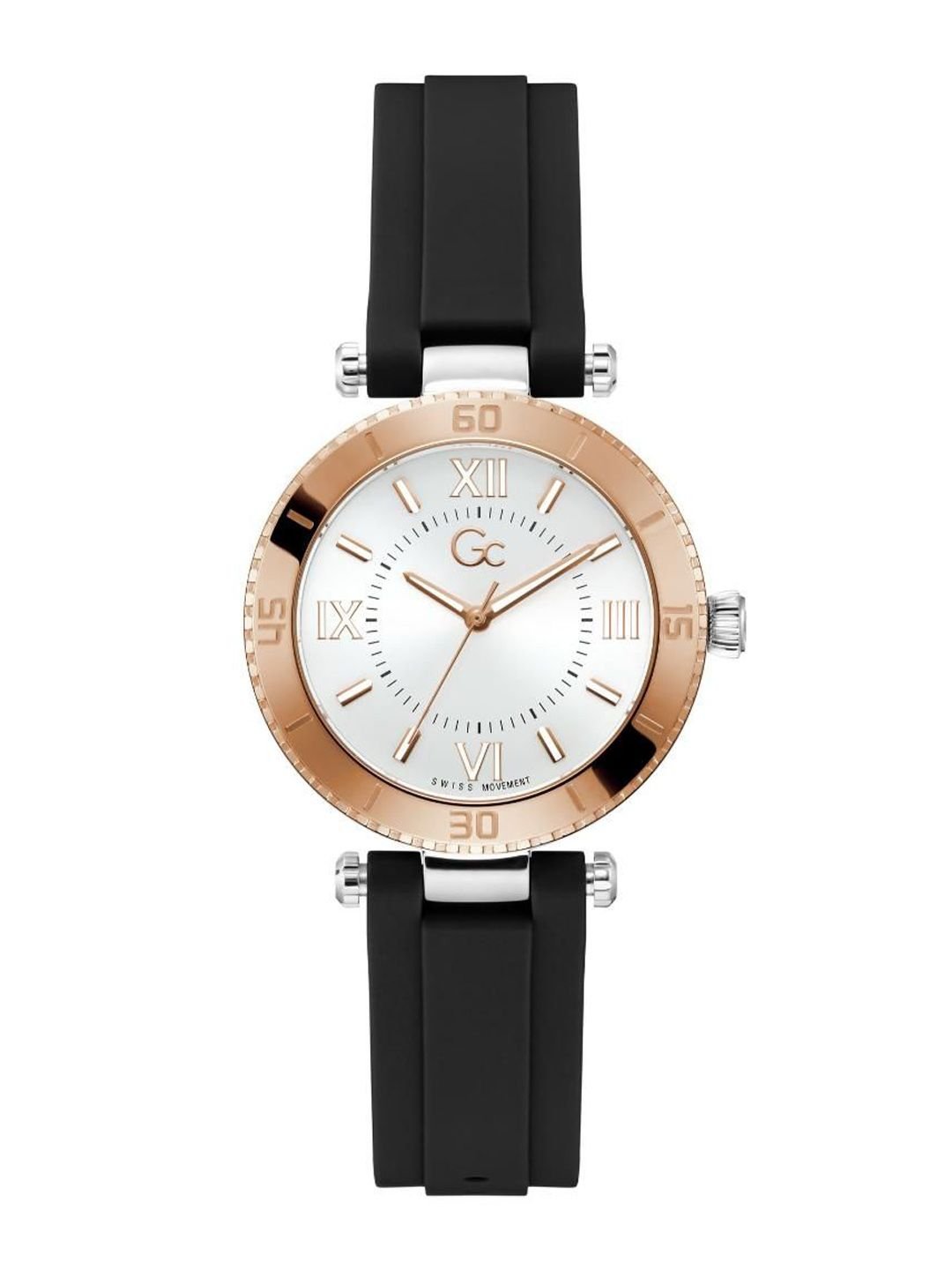 Guess Collection Muse Women Brass Dial & Bracelet Style Straps Analogue Watch