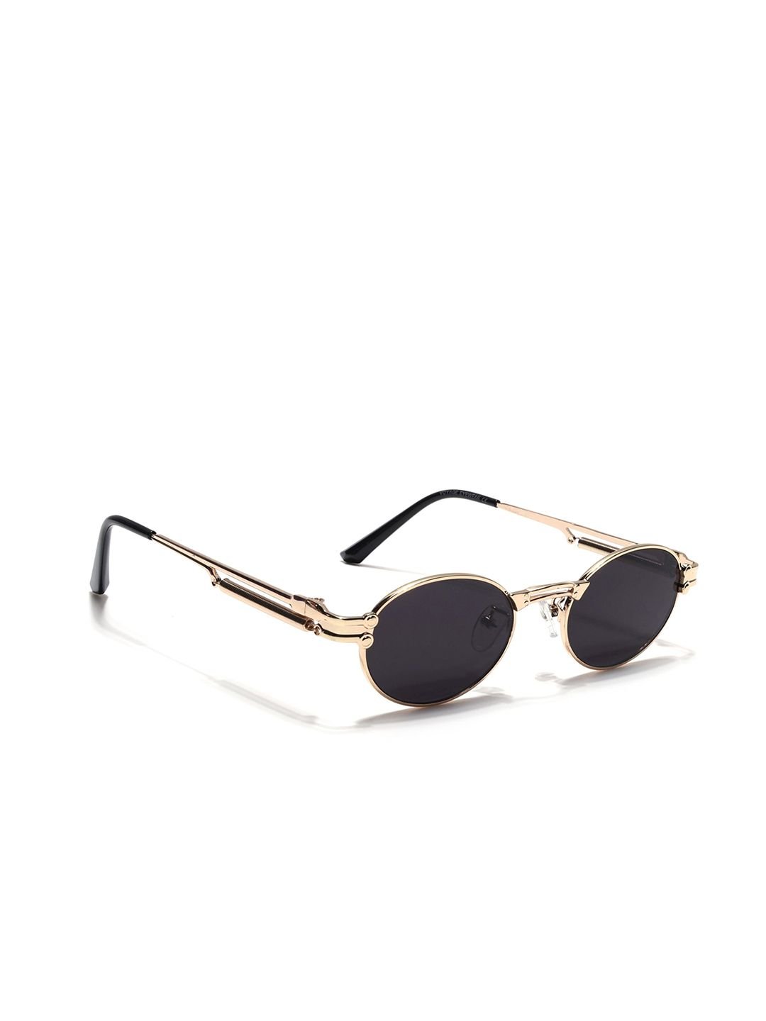 Voyage Voyage Unisex Oval Sunglasses with UV Protected Lens B80580MG5182 - Image 3