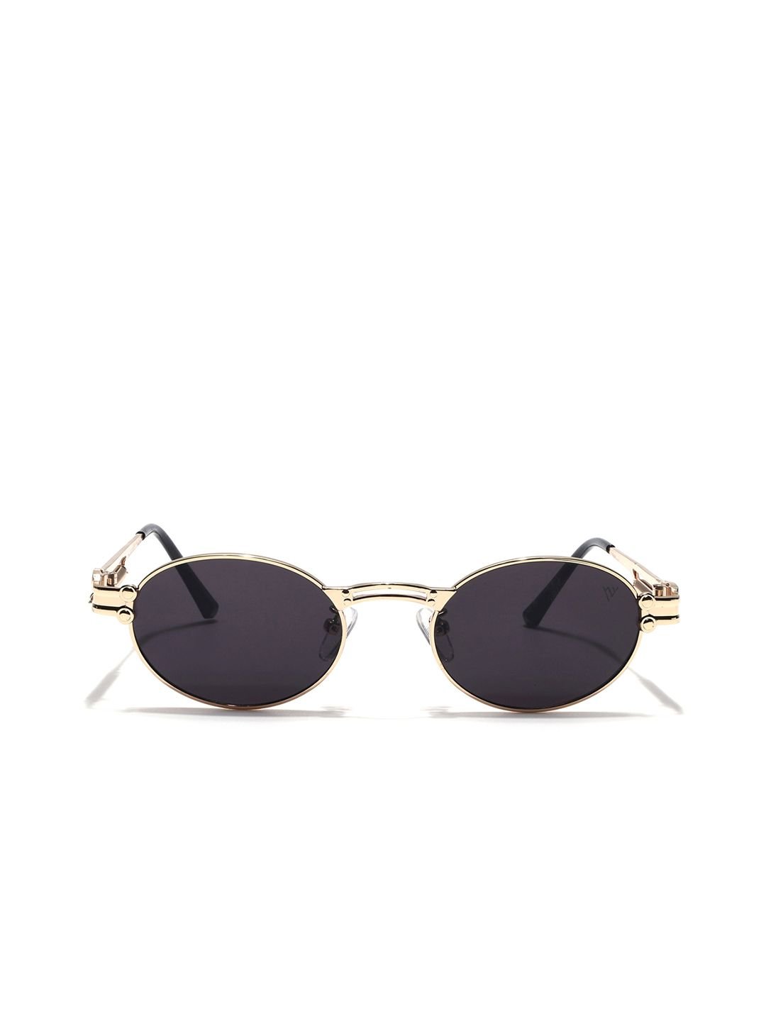 Voyage Voyage Unisex Oval Sunglasses with UV Protected Lens B80580MG5182 - Image 4