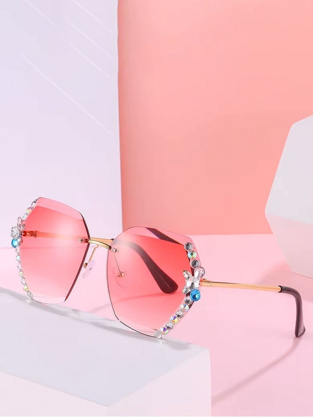 HAYDEN haiza Women Round Sunglasses with UV Protected Lens - Image 2