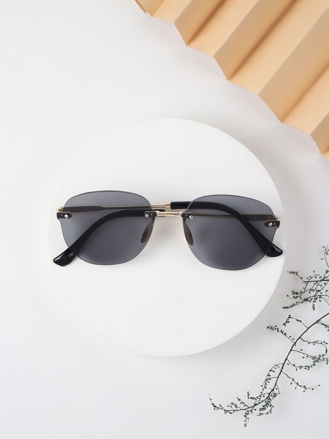 DressBerry X fwd Women Black Round Sunglasses with UV Protected Lens-6005 brown