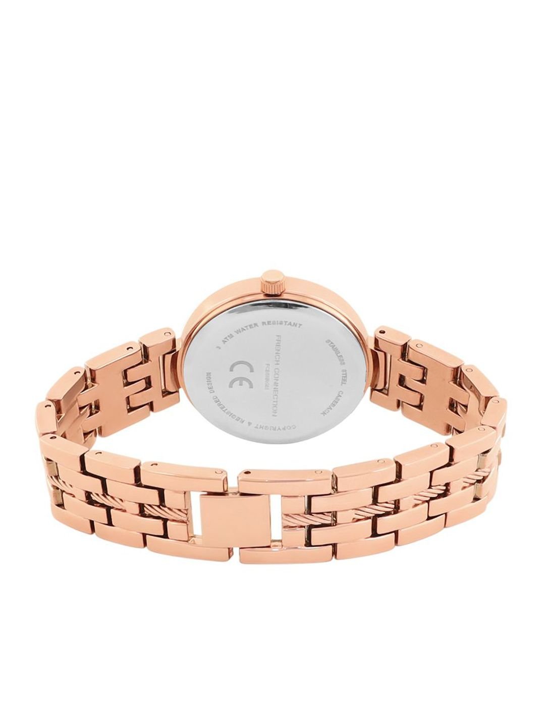 French Connection Women Bracelet Style Straps Analogue Watch Gift Set FCB5NRGM - Image 4