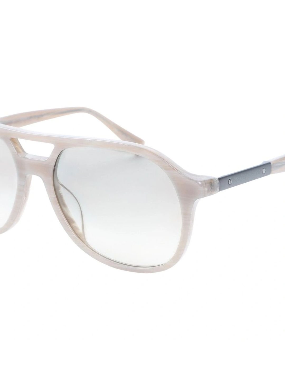 Brunello Cucinelli Unisex Grey Aviator Sunglasses with - Image 3