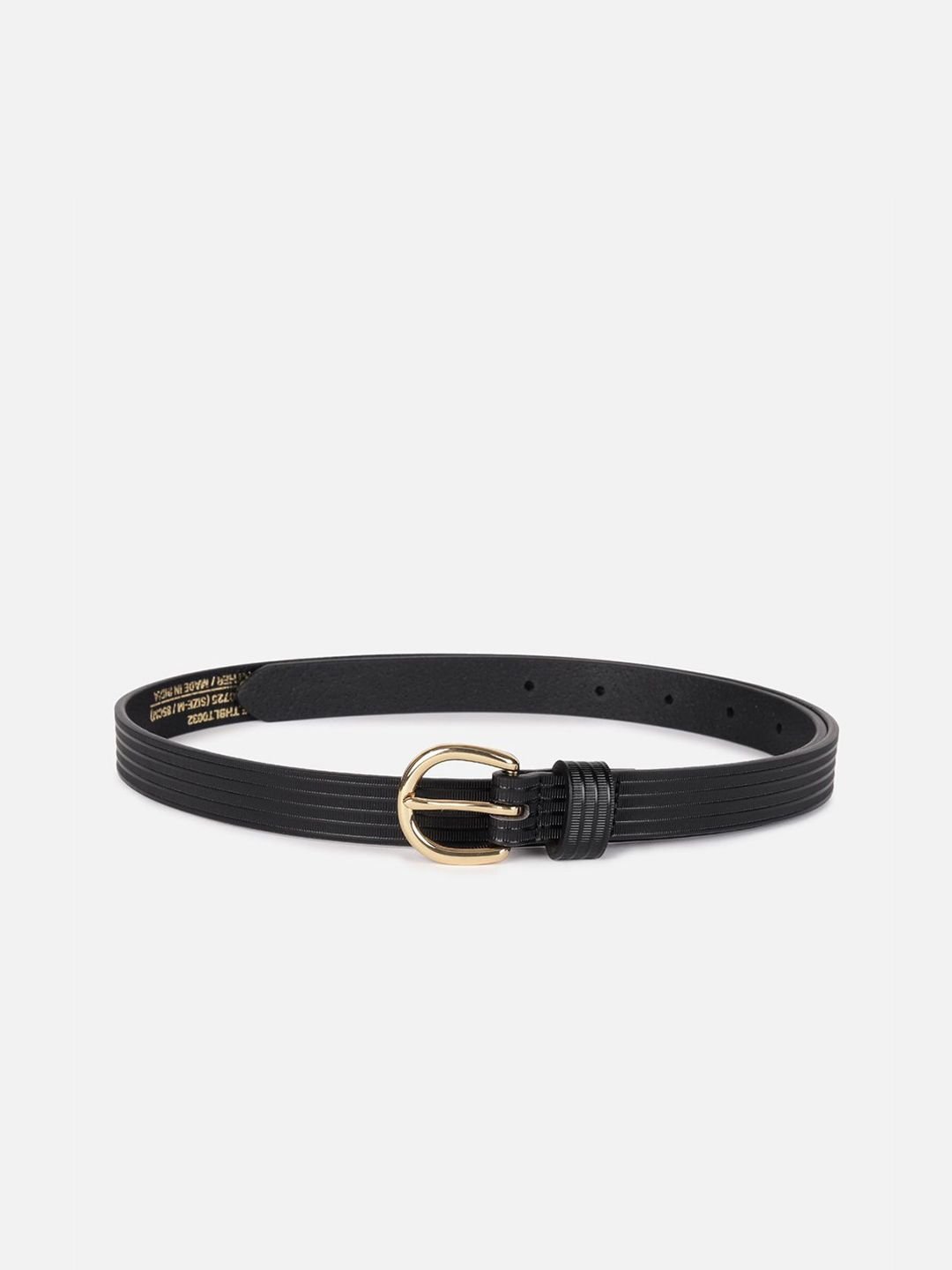 Heusen Woman Women Textured Leather Belt - Image 2
